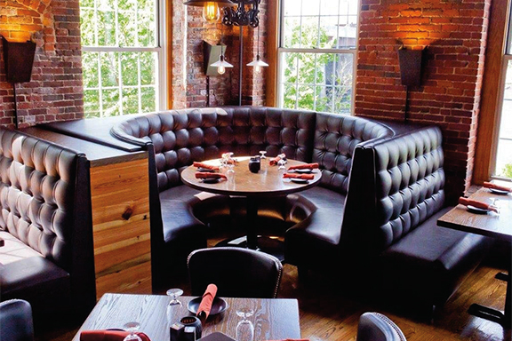 Round restaurant booths CT
